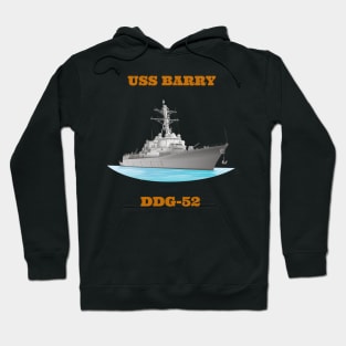 Barry DDG-52 Destroyer Ship Hoodie